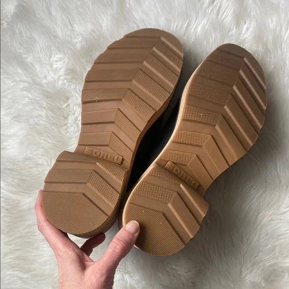 Women's Black Leather Mules Sorel - Picture 4 of 4